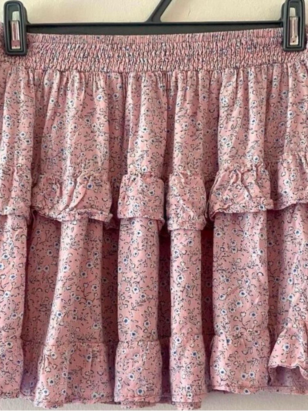 PRINCESS POLLY pink floral mini skirt